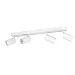 Luminaires Eglo Plafonnier Eglo TELIMBELA-Z LED Blanc, 4 lumières, Changeur de couleurs