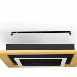 Lampes En Bois-Luminaires Eglo Plafonnier Eglo TIRRENARA LED Brun, Noir, 4 lumières, Télécommandes