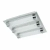 Luminaires Eglo Plafonnier Eglo TOLORICO LED Chrome, Aspect cristal, 3 lumières* Éclairage Led