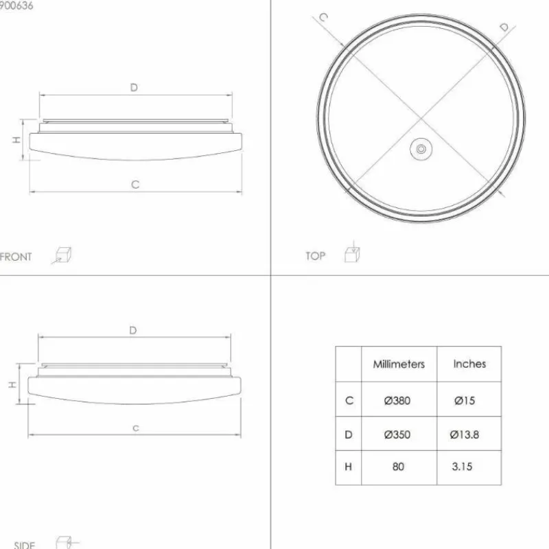 Luminaires Eglo Plafonnier Eglo TOTARI-Z LED Blanc, 4 lumières