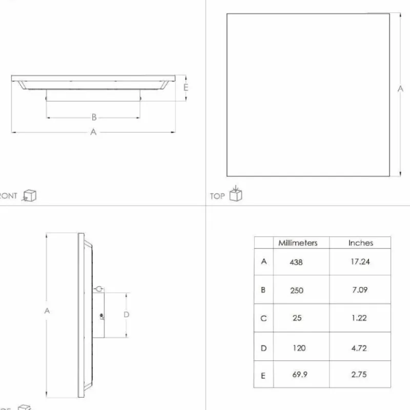 Luminaires Eglo Plafonnier Eglo TRUPIANA LED Blanc, 1 lumière* Éclairage Led