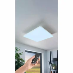 Luminaires Eglo Plafonnier Eglo TURCONA-Z LED Blanc, 6 lumières, Changeur de couleurs