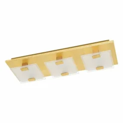 Luminaires Eglo Plafonnier Eglo VICARO LED Or, 3 lumières