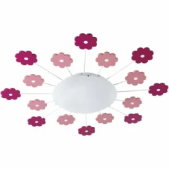 Luminaires Eglo Plafonnier Eglo VIKI 1 Rose