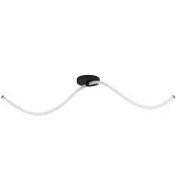 Luminaires Eglo Plafonnier Eglo-Leuchten BANDERILLAS LED Noir, 2 lumières* Éclairage Led