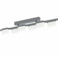 Luminaires Eglo Plafonnier Eglo-Leuchten ERVIDEL LED Noir, 6 lumières* Éclairage Led