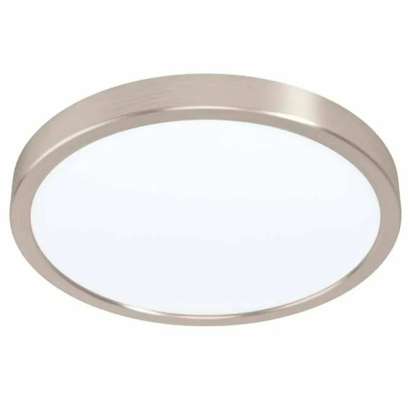 Luminaires Eglo Plafonnier Eglo-Leuchten FUEVA-Z LED Nickel mat, 1 lumière