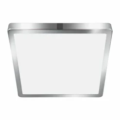 Luminaires Eglo Plafonnier Eglo-Leuchten FUEVA LED Chrome, 1 lumière* Éclairage Led
