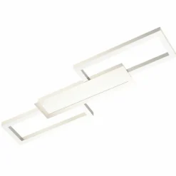 Luminaires Eglo Plafonnier Eglo-Leuchten MONIROTE LED Nickel mat, 1 lumière, Télécommandes* Éclairage Led