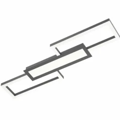 Luminaires Eglo Plafonnier Eglo-Leuchten MONIROTE LED Noir, 1 lumière, Télécommandes* Éclairage Led