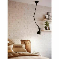 Lampes Industrielles-Luminaires Eglo Plafonnier Eglo-Leuchten TAKELEY Noir, 1 lumière