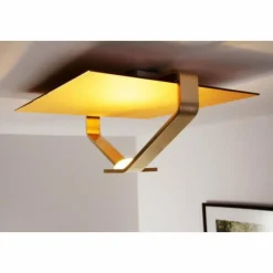 Luminaires Elesi Luce Plafonnier Elesi Luce LED Or, 1 lumière