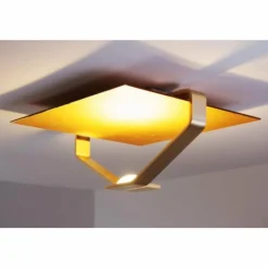 Luminaires Elesi Luce Plafonnier Elesi Luce LED Or, 1 lumière