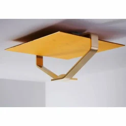 Luminaires Elesi Luce Plafonnier Elesi Luce LED Or, 1 lumière