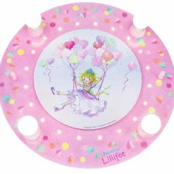 Lampes En Bois-Luminaires Elobra Plafonnier Elobra BALLONSCHAUKEL Rose, 4 lumières