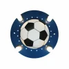 Lampes En Bois-Luminaires Elobra Plafonnier Elobra FUßBALL Bleu, Blanc, 4 lumières