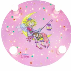 Lampes En Bois-Luminaires Elobra Plafonnier Elobra LATERNENNACHT Rose, 4 lumières