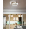 Lampes En Bois-Luminaires Elobra Plafonnier Elobra Panama LED Écru, 2 lumières, Télécommandes
