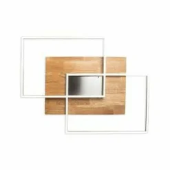 Lampes En Bois-Luminaires Elobra Plafonnier Elobra Panama LED Écru, 2 lumières, Télécommandes