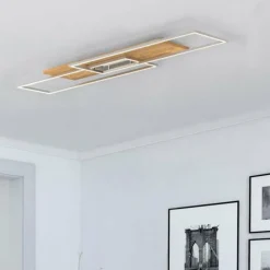 Lampes En Bois-Luminaires Elobra Plafonnier Elobra Panama LED Écru, 2 lumières