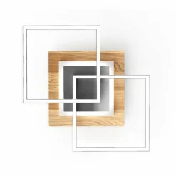 Lampes En Bois-Luminaires Elobra Plafonnier Elobra Panama LED Écru, 1 lumière