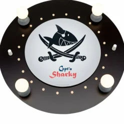 Lampes En Bois-Luminaires Elobra Plafonnier Elobra SÄBELN Noir, 4 lumières