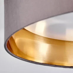 Lampes En Tissu-hofstein Plafonnier Elsa LED Blanc, 1 lumière