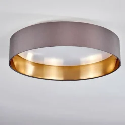 Lampes En Tissu-hofstein Plafonnier Elsa LED Blanc, 1 lumière