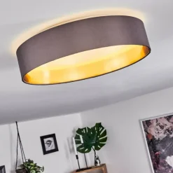 Lampes En Tissu-hofstein Plafonnier Elsa LED Blanc, 1 lumière
