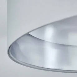 Lampes En Tissu-hofstein Plafonnier Elsa LED Blanc, 1 lumière