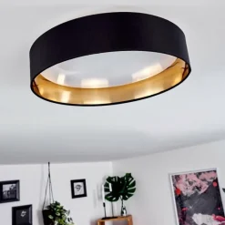 Lampes En Tissu-hofstein Plafonnier Elsa LED Blanc, 1 lumière