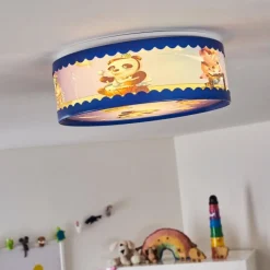 hofstein Plafonnier Erie Bleu, Multicolore, 2 lumières