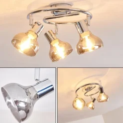 hofstein Plafonnier Esberg Chrome, 3 lumières