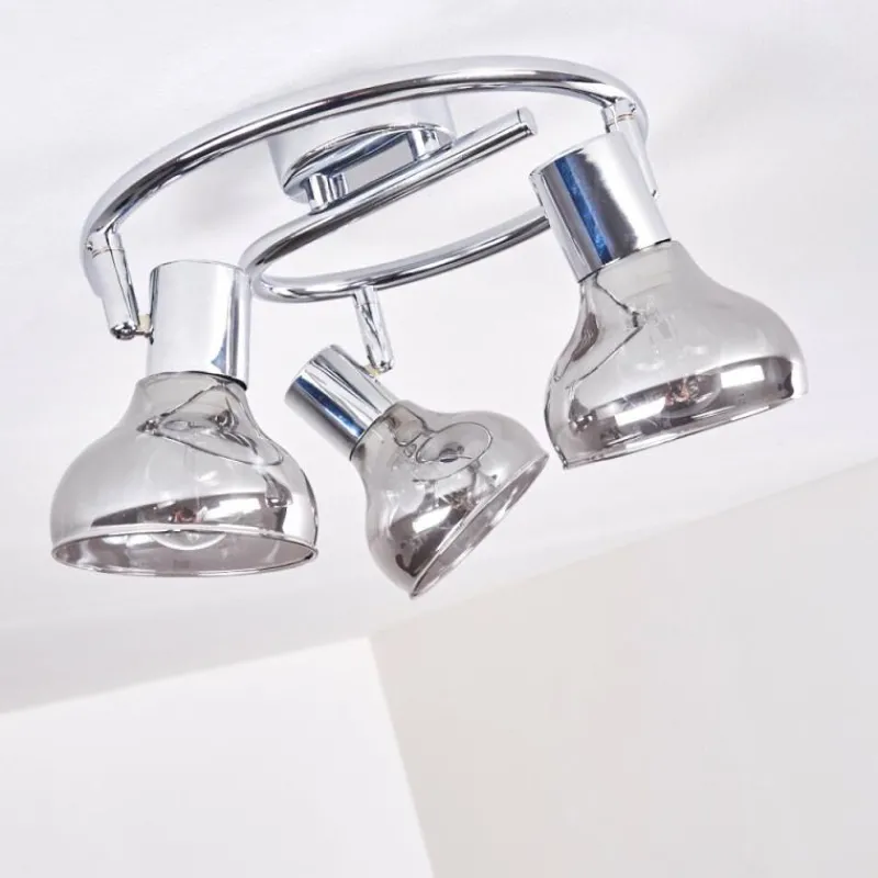 hofstein Plafonnier Esberg Chrome, 3 lumières