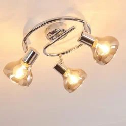 hofstein Plafonnier Esberg Chrome, 3 lumières