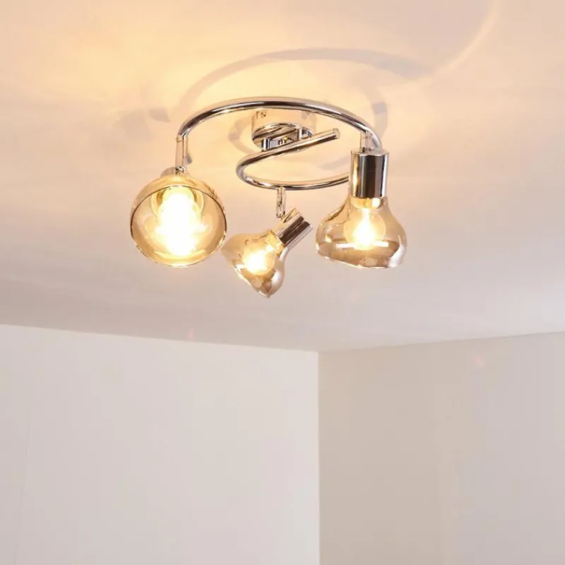 hofstein Plafonnier Esberg Chrome, 3 lumières