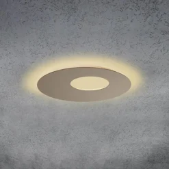 Luminaires Escale Plafonnier Escale BLADE OPEN LED Brun, Taupe, 1 lumière* Éclairage Led