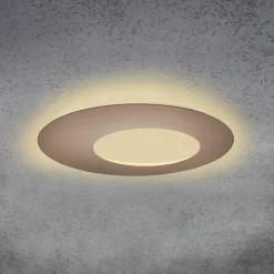 Luminaires Escale Plafonnier Escale BLADE OPEN LED Brun, 1 lumière* Éclairage Led