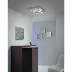 Luminaires Escale Plafonnier Escale SPOT IT LED Aluminium, 4 lumières