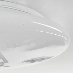 hofstein Plafonnier Esgos LED Blanc, 1 lumière, Télécommandes