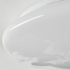 hofstein Plafonnier Esgos LED Blanc, 1 lumière, Télécommandes