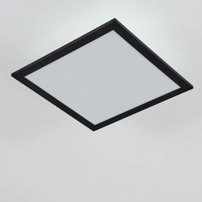 hofstein Plafonnier Essaouira LED Noir, 1 lumière, Télécommandes