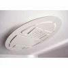 Luminaires Eva Luz Plafonnier Evaluz Ellipse LED Blanc, 2 lumières* Éclairage Led