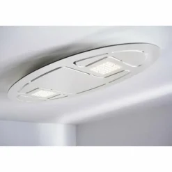 Luminaires Eva Luz Plafonnier Evaluz Ellipse LED Blanc, 2 lumières* Éclairage Led