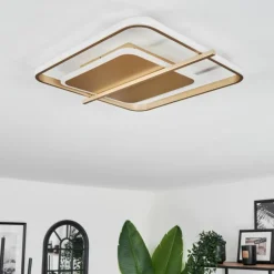 Lampes Dorées-hofstein Plafonnier Evolene LED Or, 1 lumière