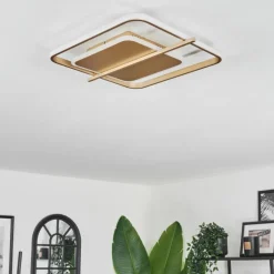 Lampes Dorées-hofstein Plafonnier Evolene LED Or, 1 lumière