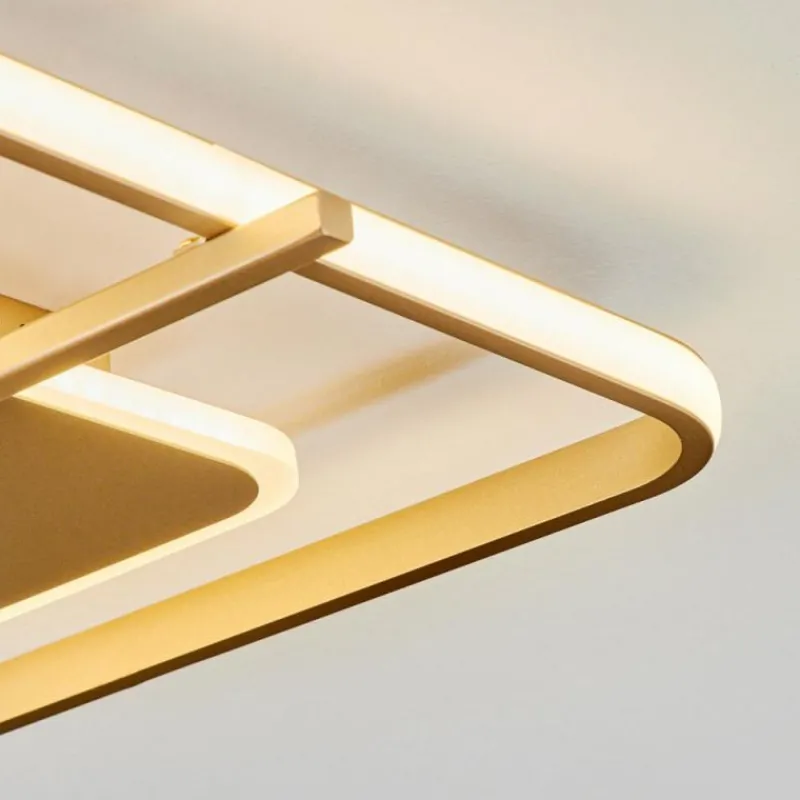 Lampes Dorées-hofstein Plafonnier Evolene LED Or, 1 lumière