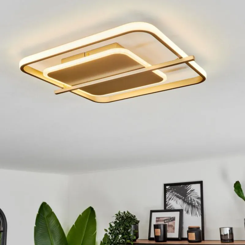 Lampes Dorées-hofstein Plafonnier Evolene LED Or, 1 lumière