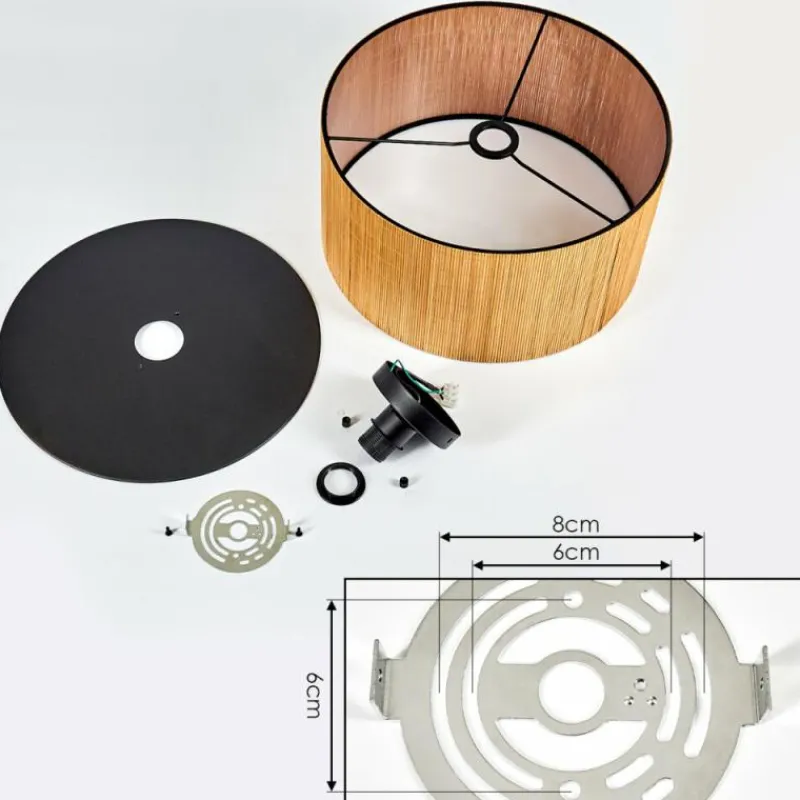 hofstein Plafonnier Exchange Noir, 1 lumière