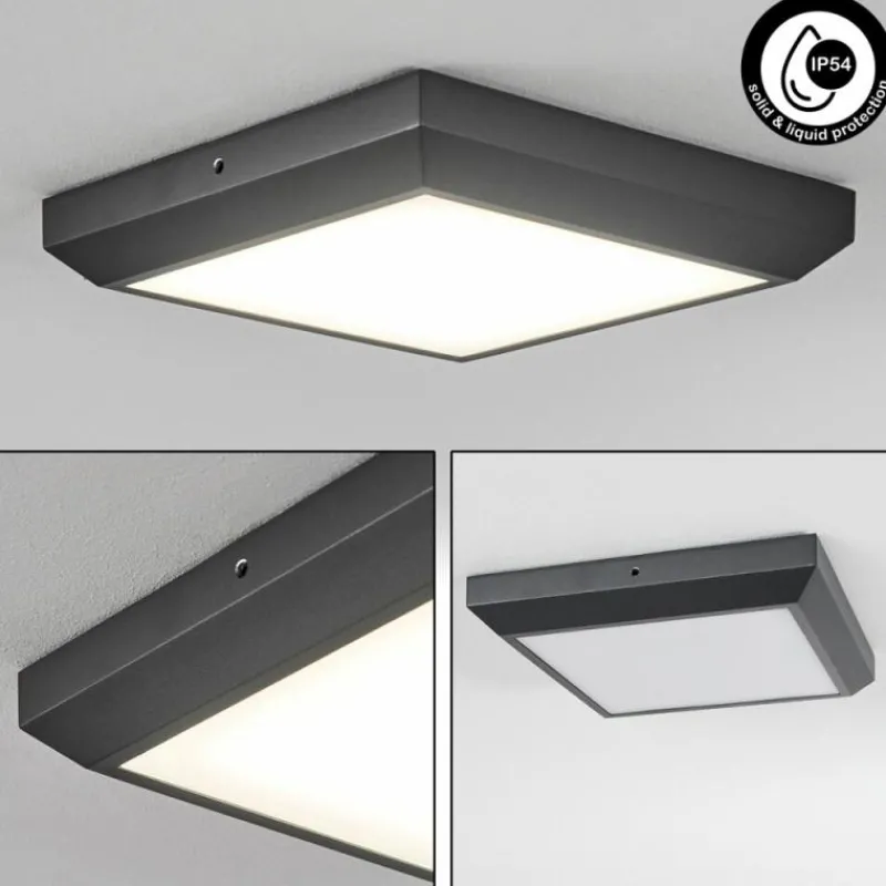 hofstein plafonnier extérieur Alkmaar LED Anthracite, 1 lumière